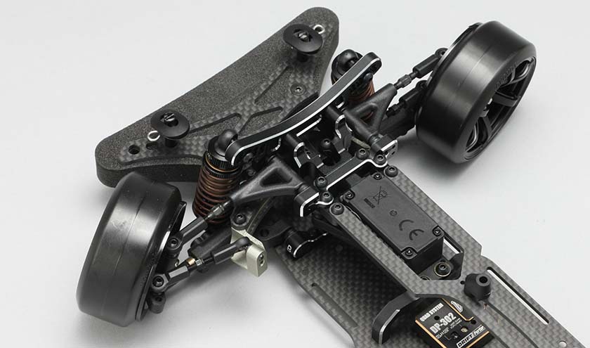 RWDドリフトカー YD-2RX 組み立て済みシャーシ ブラックバージョン