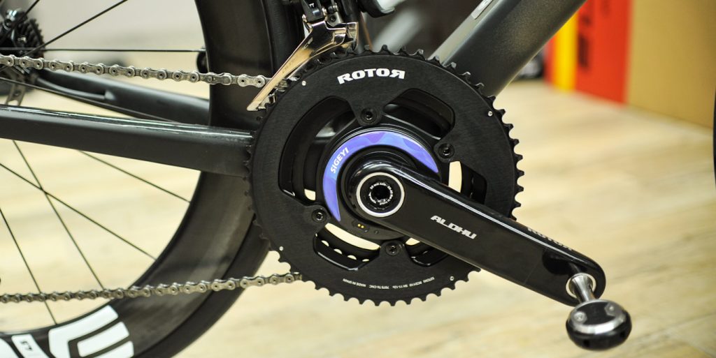 様々なクランクアームに対応 SIGEYI AXOパワーメーター × ROTOR ALDHU