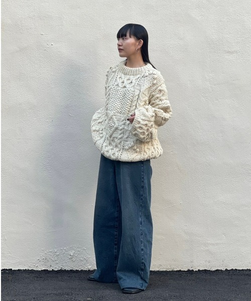 TODAYFUL（トゥデイフル）の「Pattern Hand Knit（ニット/セーター