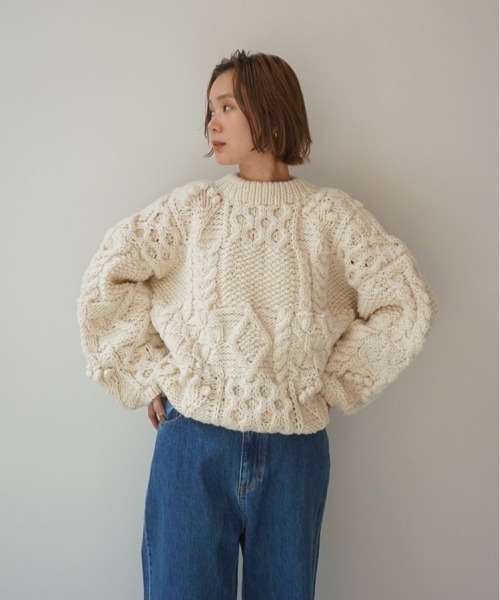 TODAYFUL（トゥデイフル）の「Pattern Hand Knit（ニット/セーター