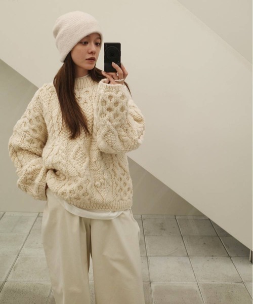TODAYFUL（トゥデイフル）の「Pattern Hand Knit（ニット/セーター
