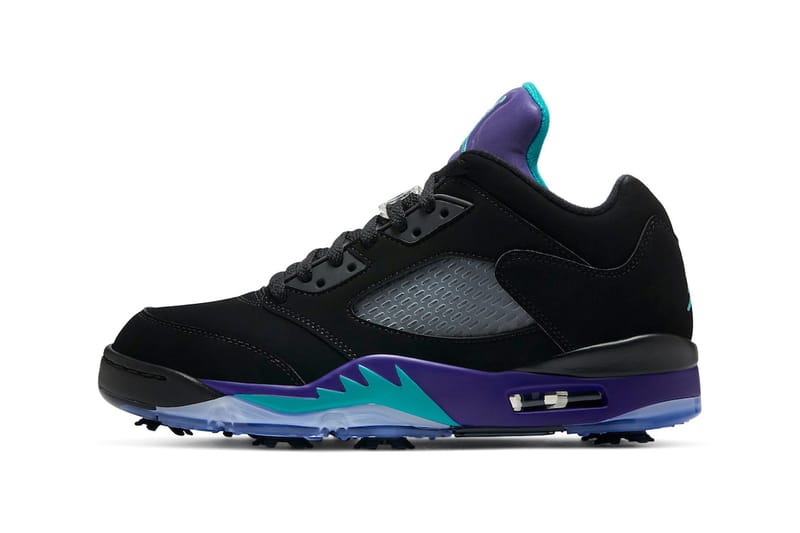 エアジョーダン 5 “Black Grape”のゴルフシューズが登場 | Hypebeast.JP