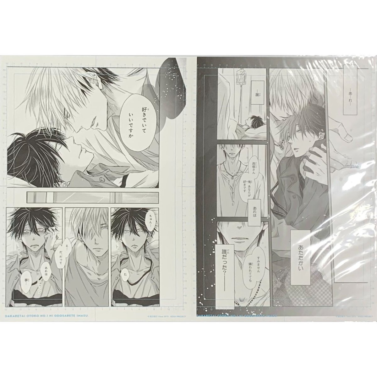 桜日梯子『抱かれたい男1位に脅されています。』 原作版 複製原稿 C