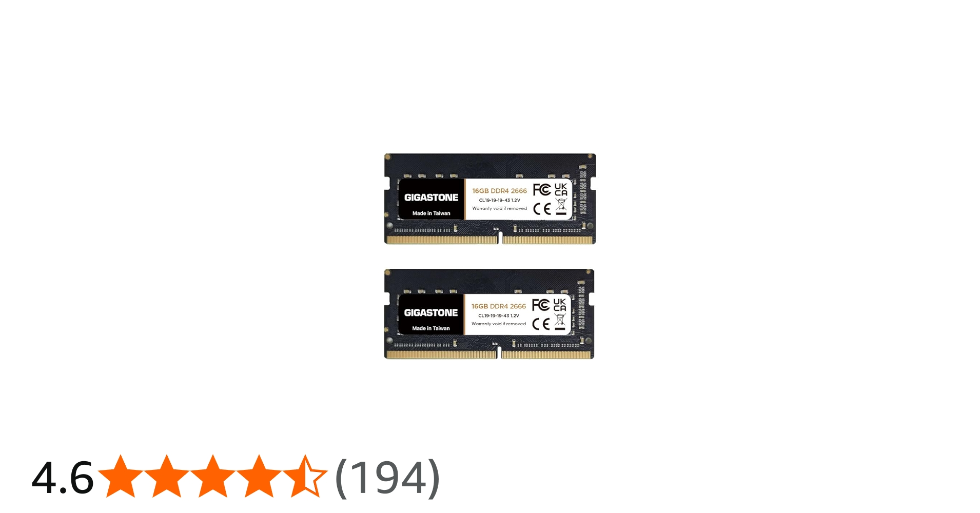 Amazon.co.jp: 【メモリ ノートパソコン専用 DDR4】GIGASTONE 16GBx2枚