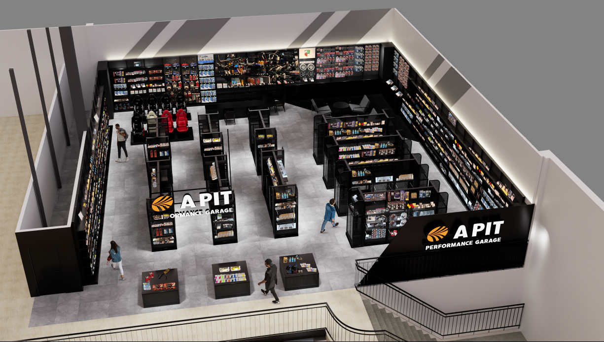 スーパーオートバックスNAGOYA BAY内に、「A PIT PERFORMANCE GARAGE