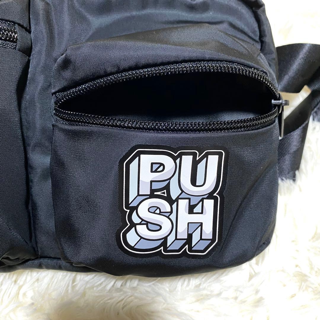 良品】☆Y-3 adidas☆クロスボディバッグ☆黒 ロゴ 多ポケット 袋内蔵