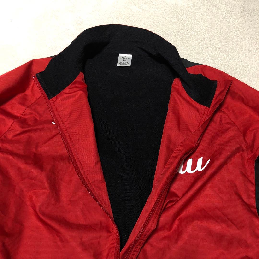 美品 京都サンガ CW-X ピステ・ウィンドブレーカー L 赤/黒 - メルカリ