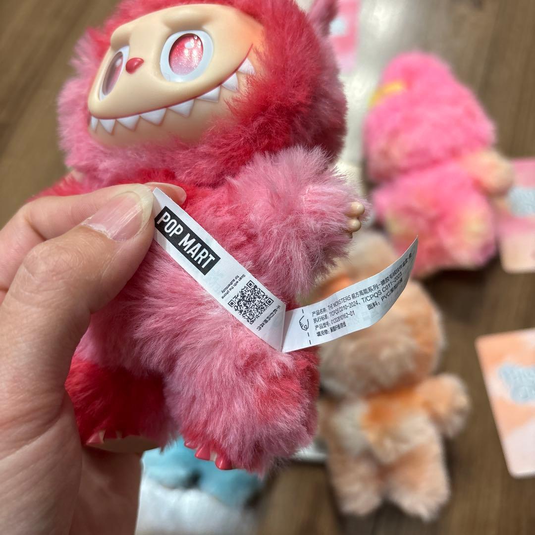 ラブブTHE MONSTERS ぬいぐるみ 5色セット　おまけケース2個付き